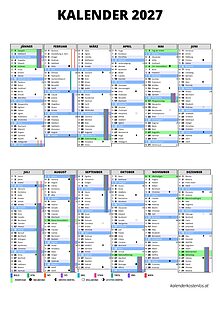 Klassischer Kalender (altes Modell)