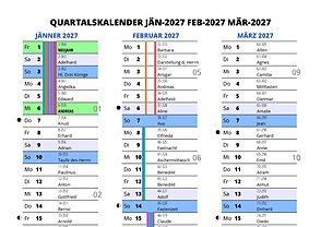 Quartalskalender